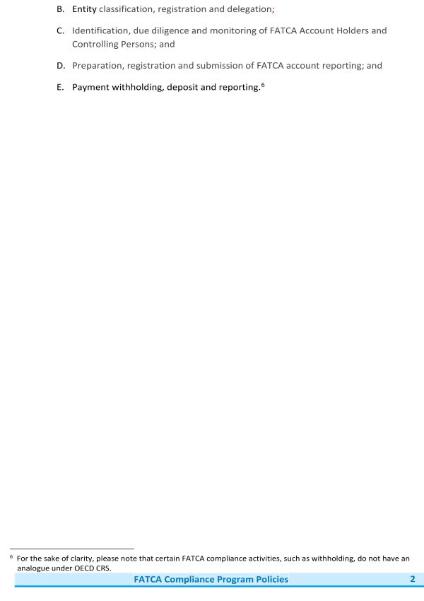 A FATCA Compliance Program for Fiduciaries (BVI Edition) - GATCA ...